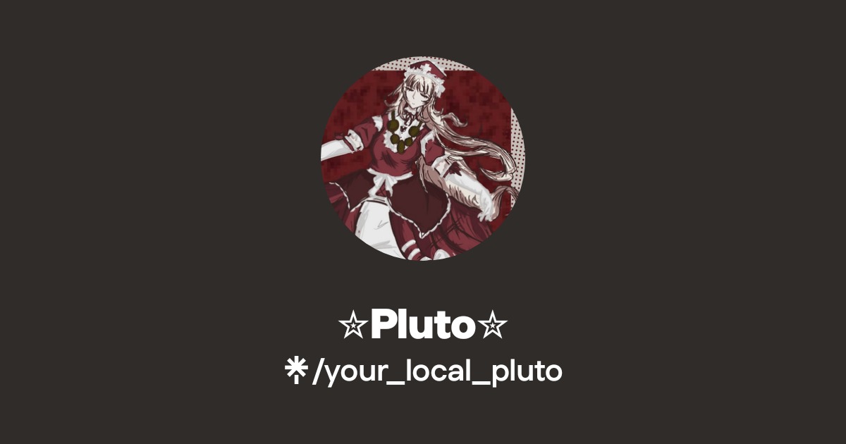 Pluto Official: TikTok, Instagram, X, Twitch | Linktree