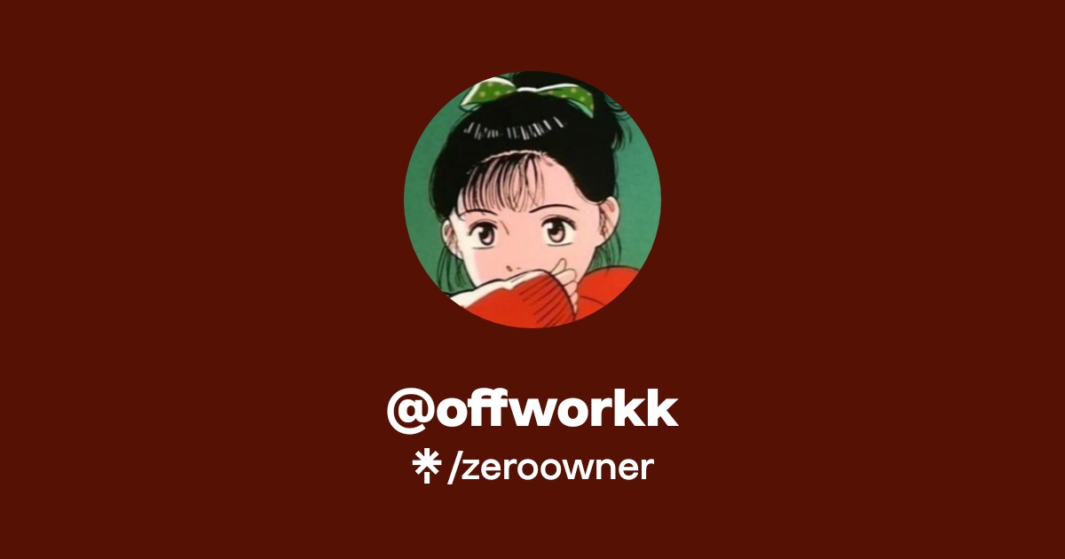 zeroowner | Instagram | Linktree